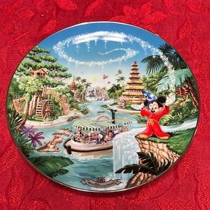 Adventureland Disney collector plate.